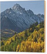 Colorado 14er Mt. Sneffels Wood Print