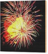 Fireworks Over Chesterbrook #1 Wood Print