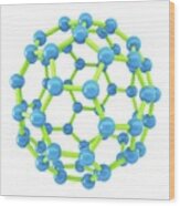 Fullerene Molecule #1 Wood Print