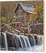 Glade Creek Grist Mill #1 Wood Print