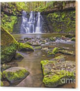 Goit Stock Waterfall Wood Print