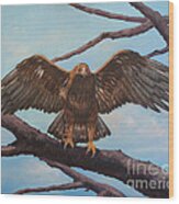 Golden Eagle #1 Wood Print