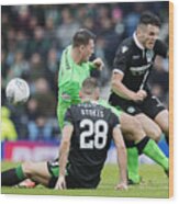 Hibernian V Celtic - Betfred League Cup Semi Final #1 Wood Print