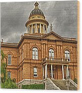 Historic Placer County Courthouse Wood Print