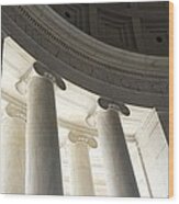 Jefferson Memorial Architecture Wood Print