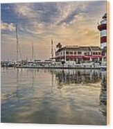 Lighthouse On Hilton Head Island #1 Wood Print