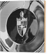 Lincoln Capri Wheel Emblem #1 Wood Print