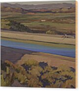 California Aqueduct Wood Print