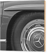 Mercedes Wheel #1 Wood Print