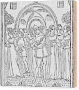Minstrel, 1492 #1 Wood Print