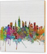 New York City Skyline Wood Print