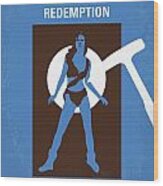 No246 My The Shawshank Redemption Minimal Movie Poster Wood Print