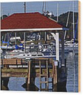 Northport Dock #4 Wood Print