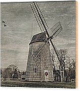 Old Hook Windmill #1 Wood Print