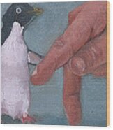 P Is For Penguin #1 Wood Print