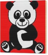 Panda Baby #1 Wood Print