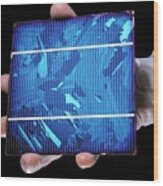 Photovoltaic Cell Manufacturing Wood Print