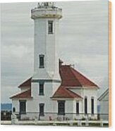 Point Wilson Lighthouse #1 Wood Print