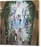 Prince Harry Marries Ms. Meghan Markle - Windsor Castle #1 Wood Print