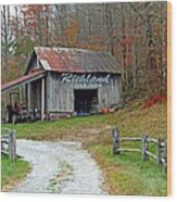 Richland Creek Farm Barn #1 Wood Print