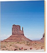 Rock On Monument Valley #1 Wood Print
