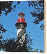 Saint Augustine Lighthouse #7 Wood Print