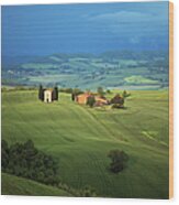 Small Chapel In Tuscany #1 Wood Print