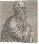 Socrates (470 - 399 Bc) Greek #1 Wood Print