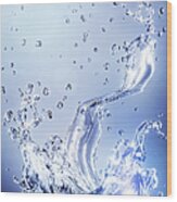 Splash Of Water #1 Wood Print