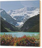 Splendor Of Lake Louise #1 Wood Print