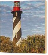 St. Augustine Lighthouse St. Augustine Florida #1 Wood Print