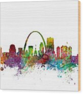 St Louis Missouri Skyline Wood Print