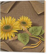 Sunflowers #1 Wood Print