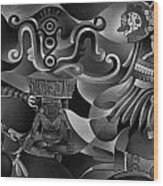 Tapestry Of Gods - Huehueteotl #2 Wood Print