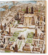 Tenochtitlan, Aztec City-state #1 Wood Print