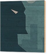 The Dark Knight Wood Print