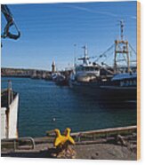 The Fishing Harbour, Dunmore East #1 Wood Print