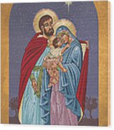 The Holy Family For The Holy Family Hospital Of Bethlehem 272 Wood Print
