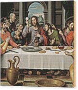 The Last Supper #3 Wood Print