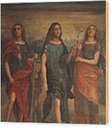 The Three Archangels #1 Wood Print