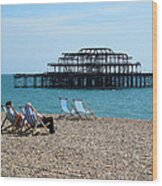 The West Pier Brighton #1 Wood Print