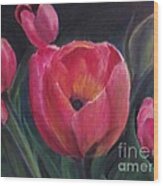 Tulips In Bloom #1 Wood Print