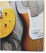 Two Guitars #1 Wood Print