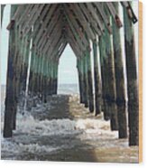 Under The Pier #1 Wood Print