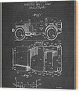 Vintage Willys Jeep Patent From 1942 #2 Wood Print