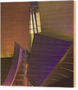 Walt Disney Concert Hall By Frank Gehry #1 Wood Print