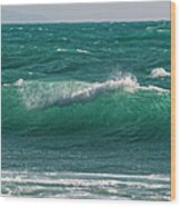 Waves In The Sea #1 Wood Print