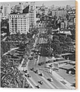 Wilshire Boulevard In La #1 Wood Print