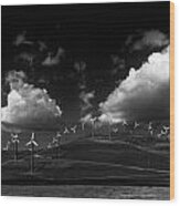Windmill Electric Power Station #1 Wood Print