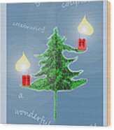 1153 - Christmas Card Wood Print